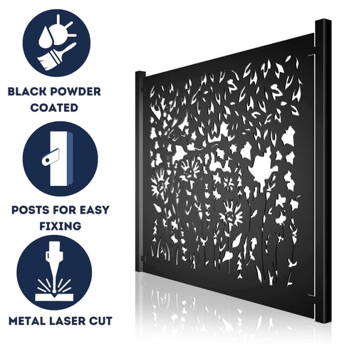 Metal Fence Panels Summer Garden Fencing Screens